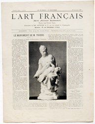 antique print from l'art francaise